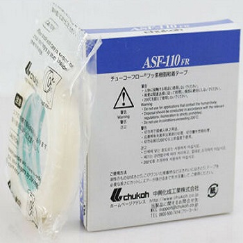 Băng keo chịu nhiệt PTFE (Teflon) Chukoh ASF-110FR, 0.13mmx19mmx10M